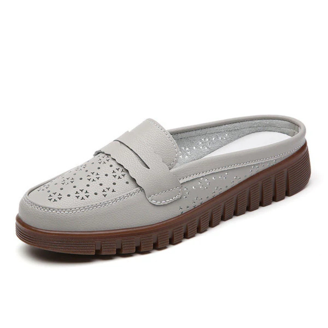 Mocassins confortáveis com sola ergonómica para mulher