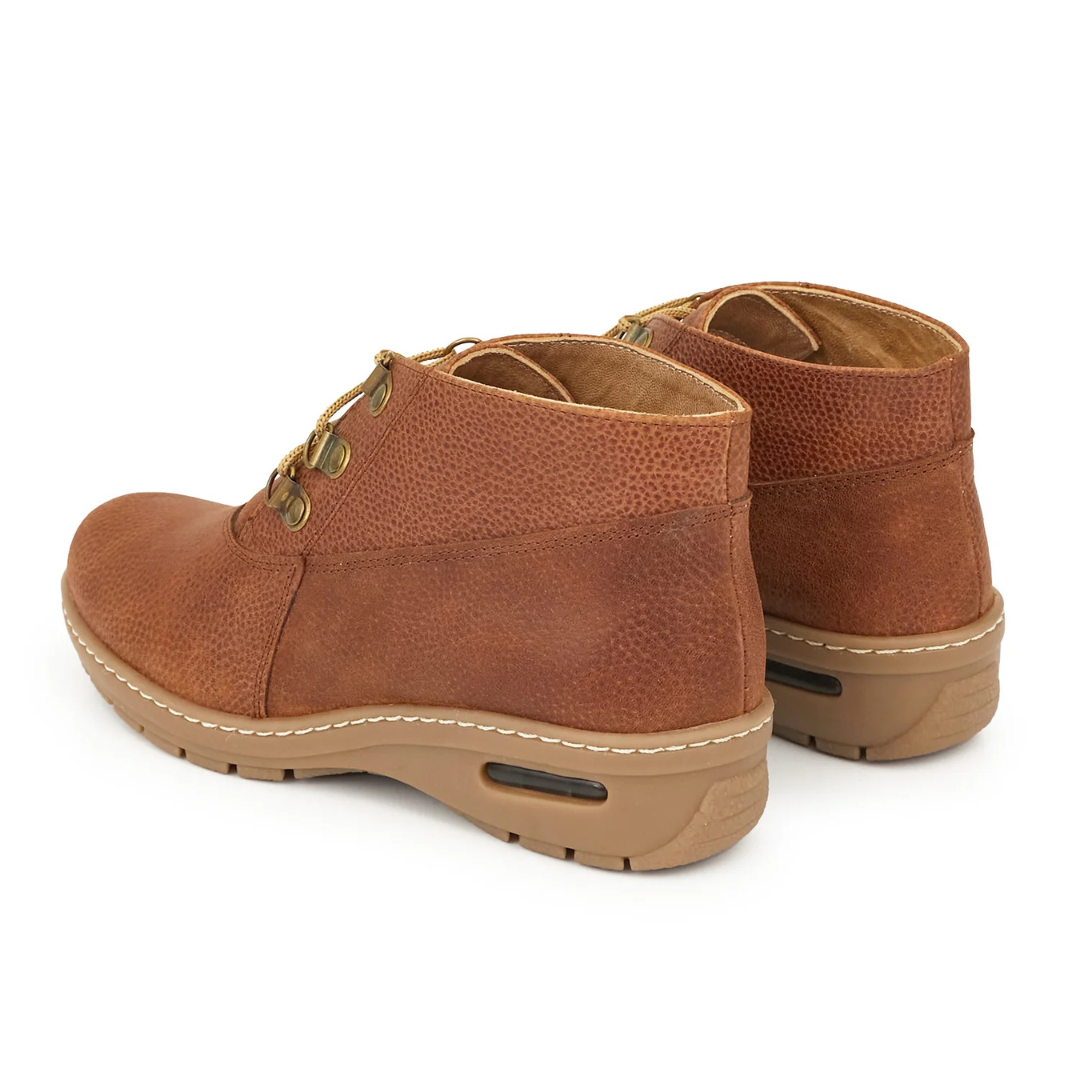 Botas femininas com sola plana antiderrapante