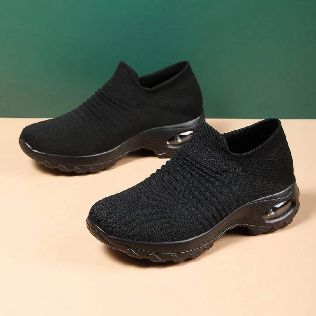 Sapatos Desportivos Almofadados com um Design Sem Atacadores