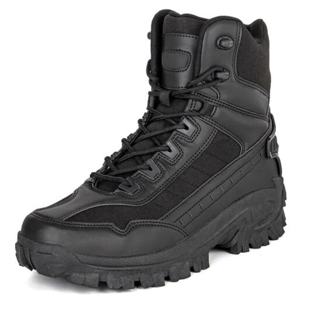 Botas Tácticas de Alto Desempenho com Design Robusto e Sola Exterior Antiderrapante para Homem