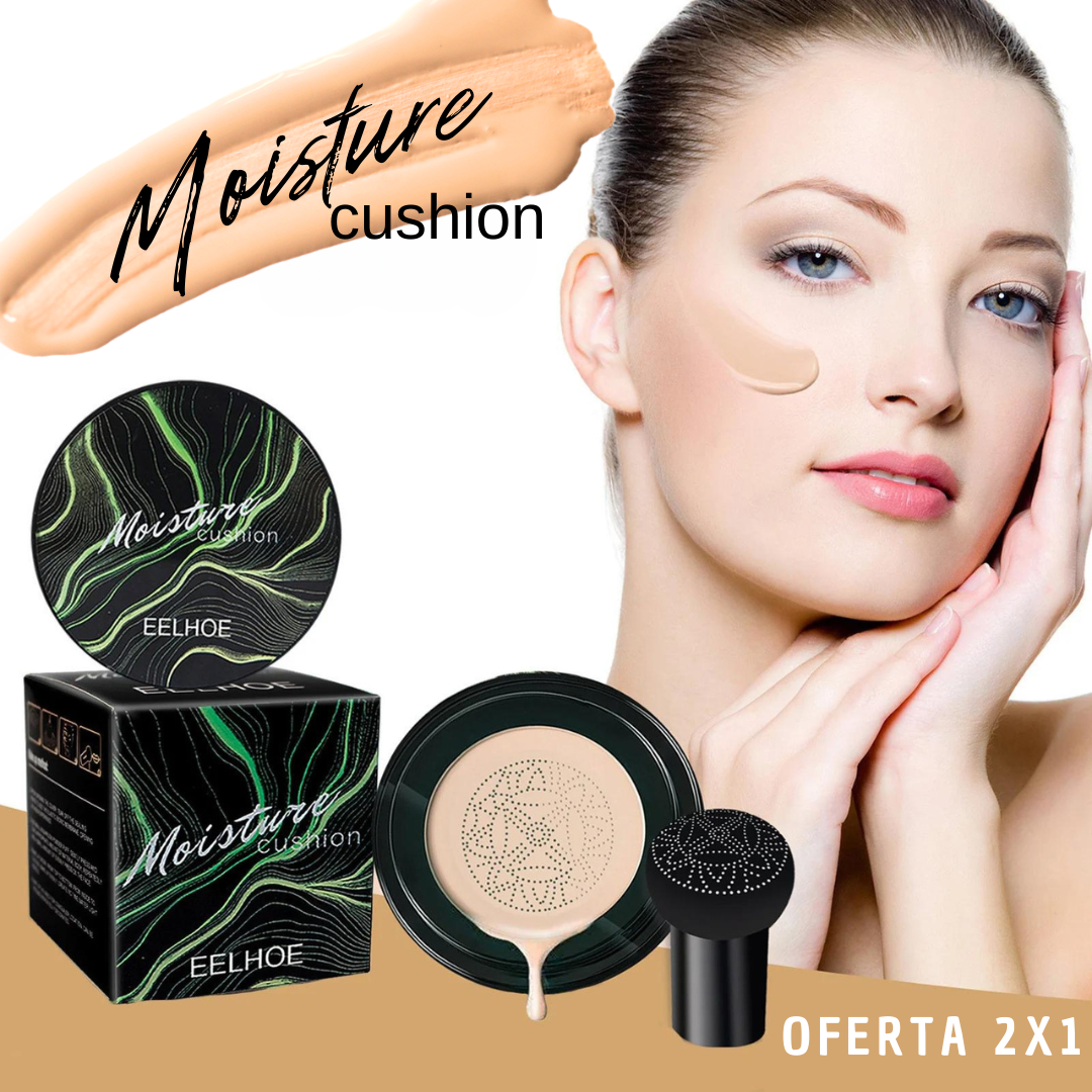 MOISTURE CUSHION BASE DE MAQUIAGEM (OFERTA 2X1)