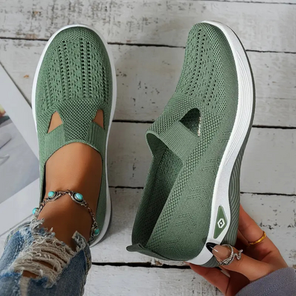 Sapatos ortopédicos confortáveis para mulher