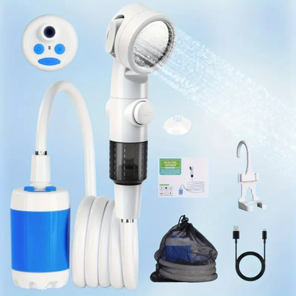 Chuveiro portátil para acampamento