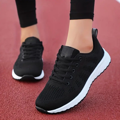 Sapatos Leves com Malha Respirável para Mulher