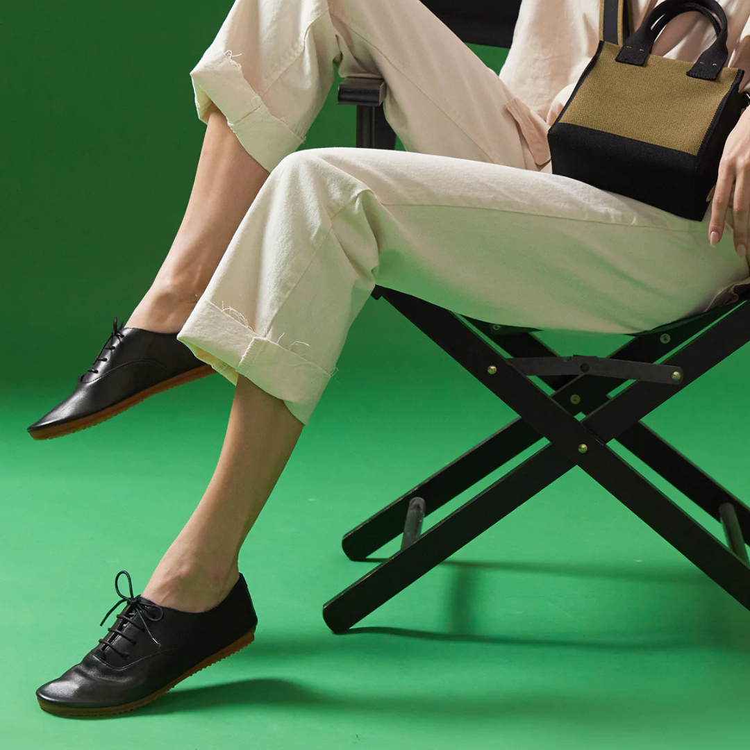 Mocassins de Couro con Sola Baixa para Mulher