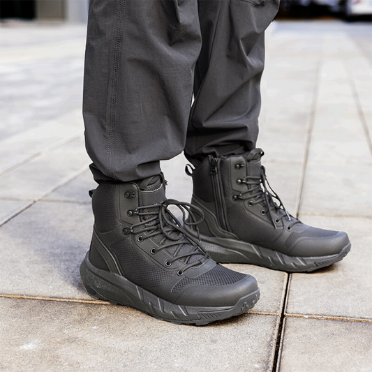 Botas táticas militares leves para homem