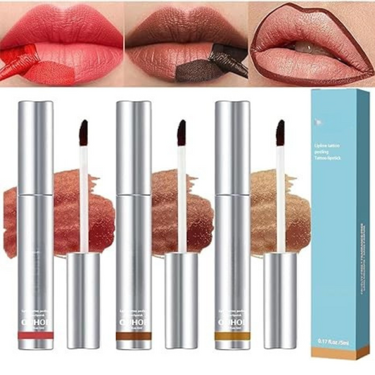 Brilho Labial Tattoo com Cor de Longa Duração e Efeito Hidratante (OFERTA 2X1)