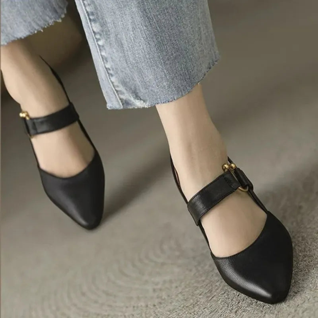 Sapatos Ortopédicos de Salto Alto Confortáveis para Mulher
