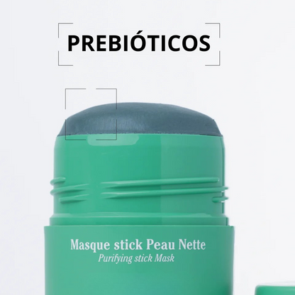 Máscara em Barra para Pele Clara com Argila Verde + Prebióticos