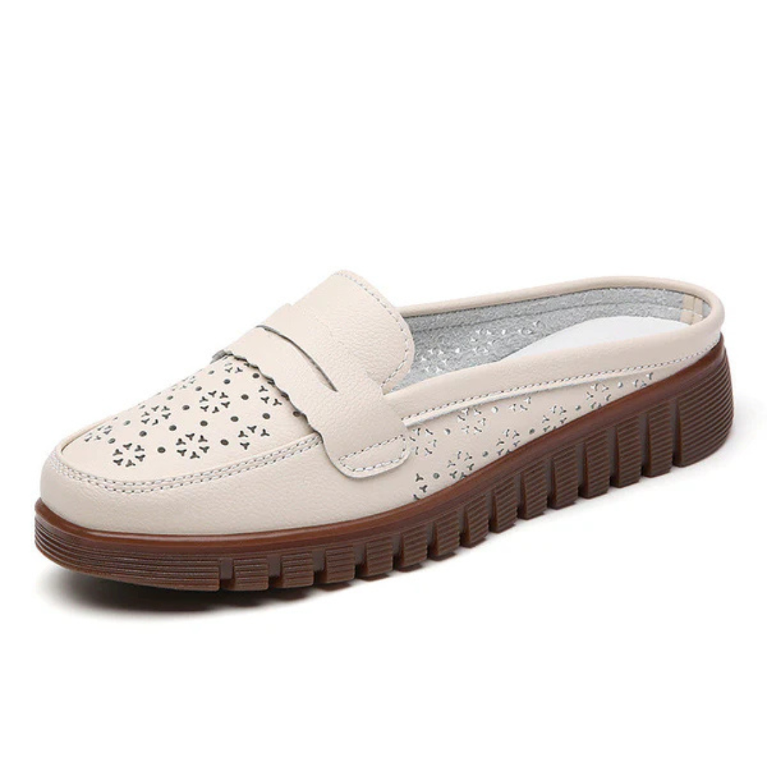 Mocassins confortáveis com sola ergonómica para mulher