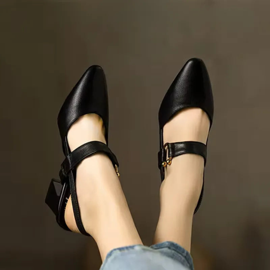Sapatos Ortopédicos de Salto Alto Confortáveis para Mulher
