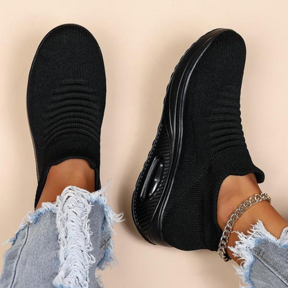 Sapatos com Sola Grossa e Amortecimento de Ar para Mulher