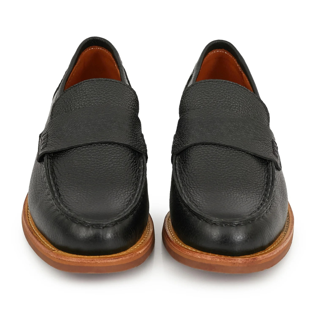 Sapatos mocassins com sola ortopédica para mulher