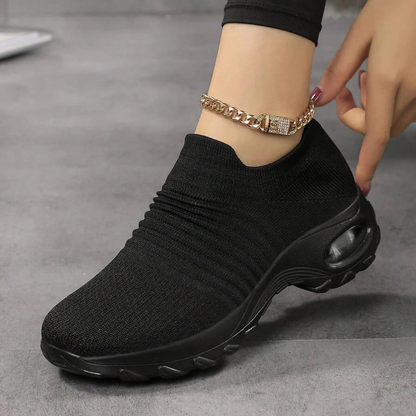 Sapatos Desportivos Almofadados com um Design Sem Atacadores