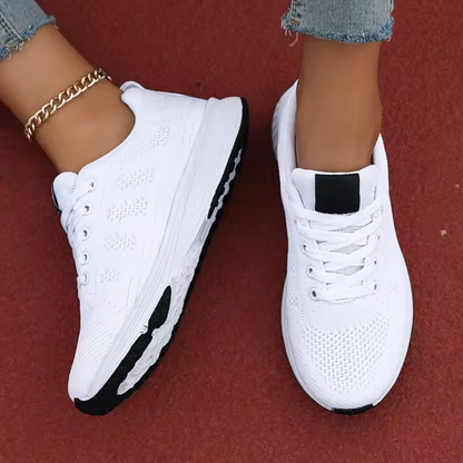 Sapatos Leves com Malha Respirável para Mulher