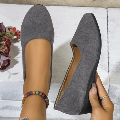 Sapatos Leves e Elegantes com Salto Baixo e Sola Antiderrapante