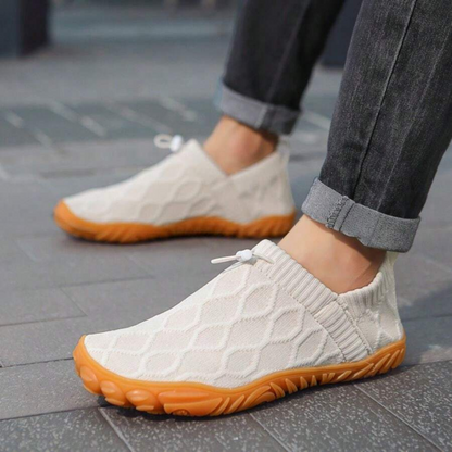 Sapatos de Caminhada Casuais Respiráveis, Antiderrapantes e em Malha