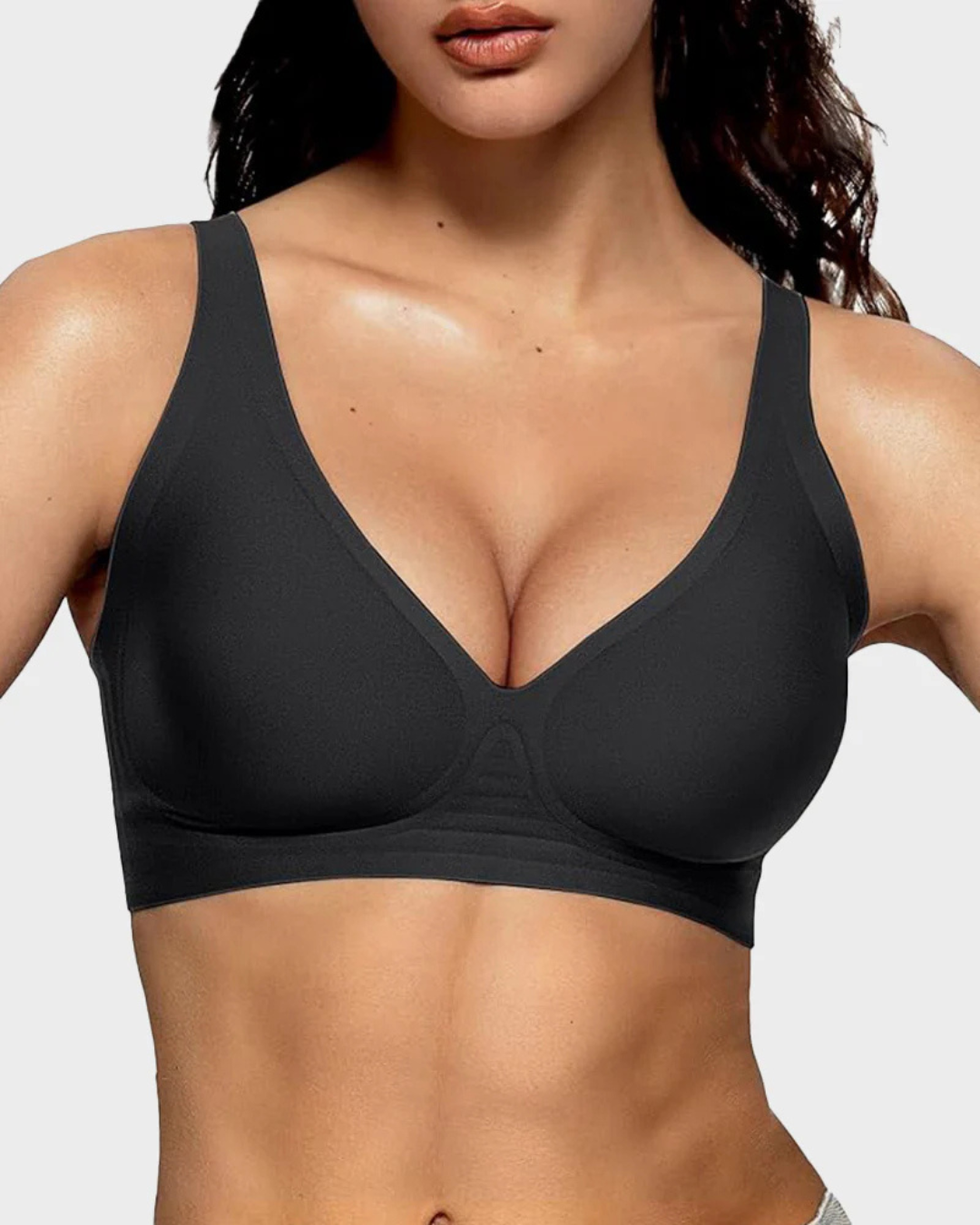 Soutien push-up sem costuras com decote em V profundo (OFERTA 2X1)