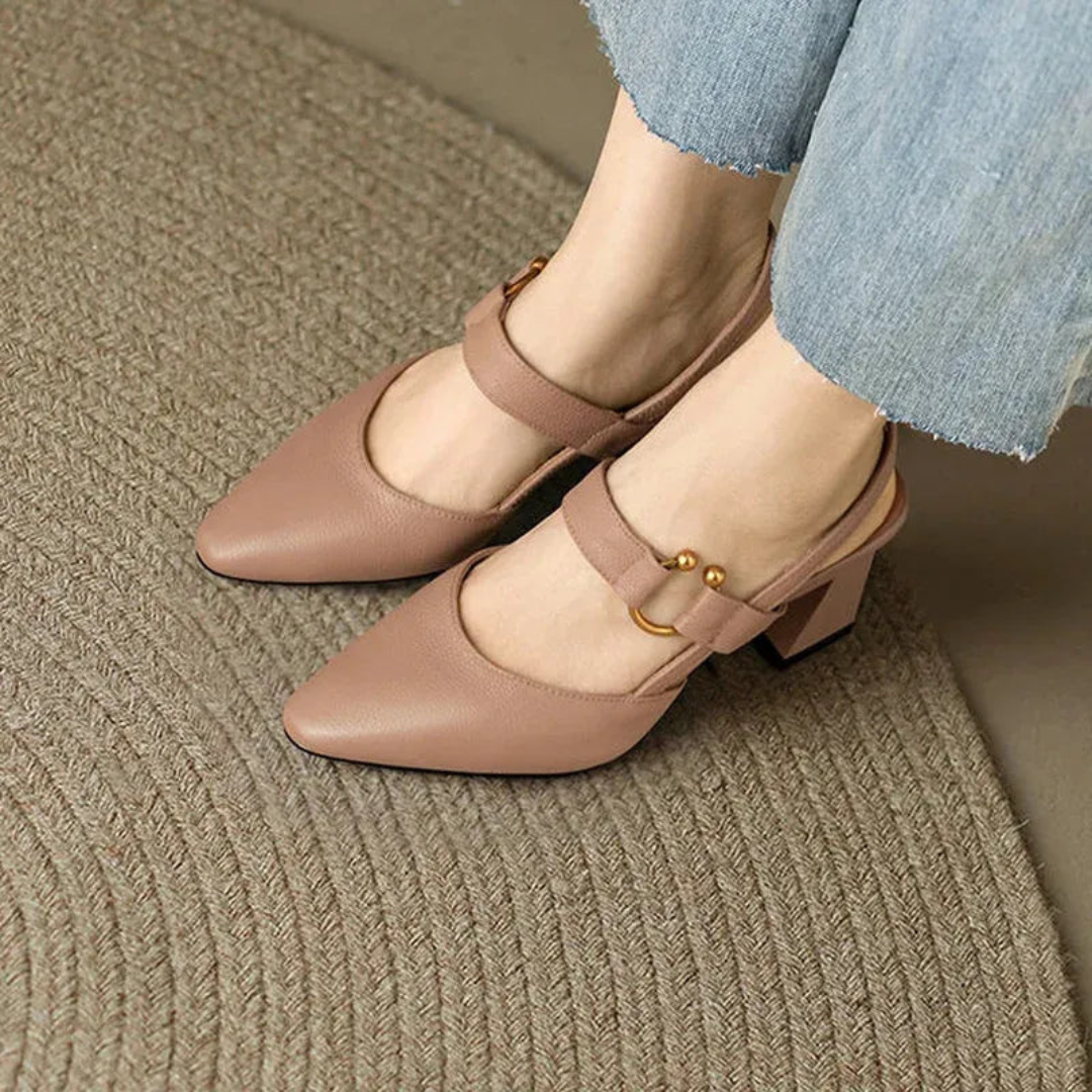 Sapatos Ortopédicos de Salto Alto Confortáveis para Mulher
