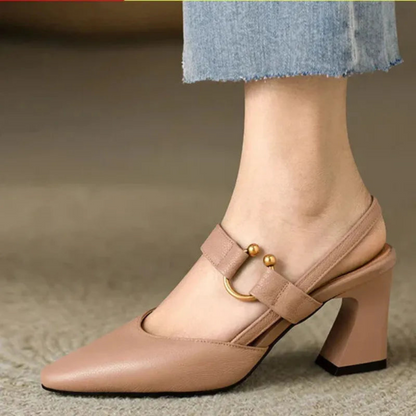 Sapatos Ortopédicos de Salto Alto Confortáveis para Mulher