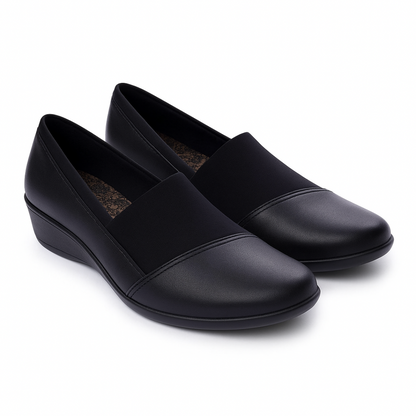 Mocassins de Couro Respiráveis com sola ergonómica para Mulher