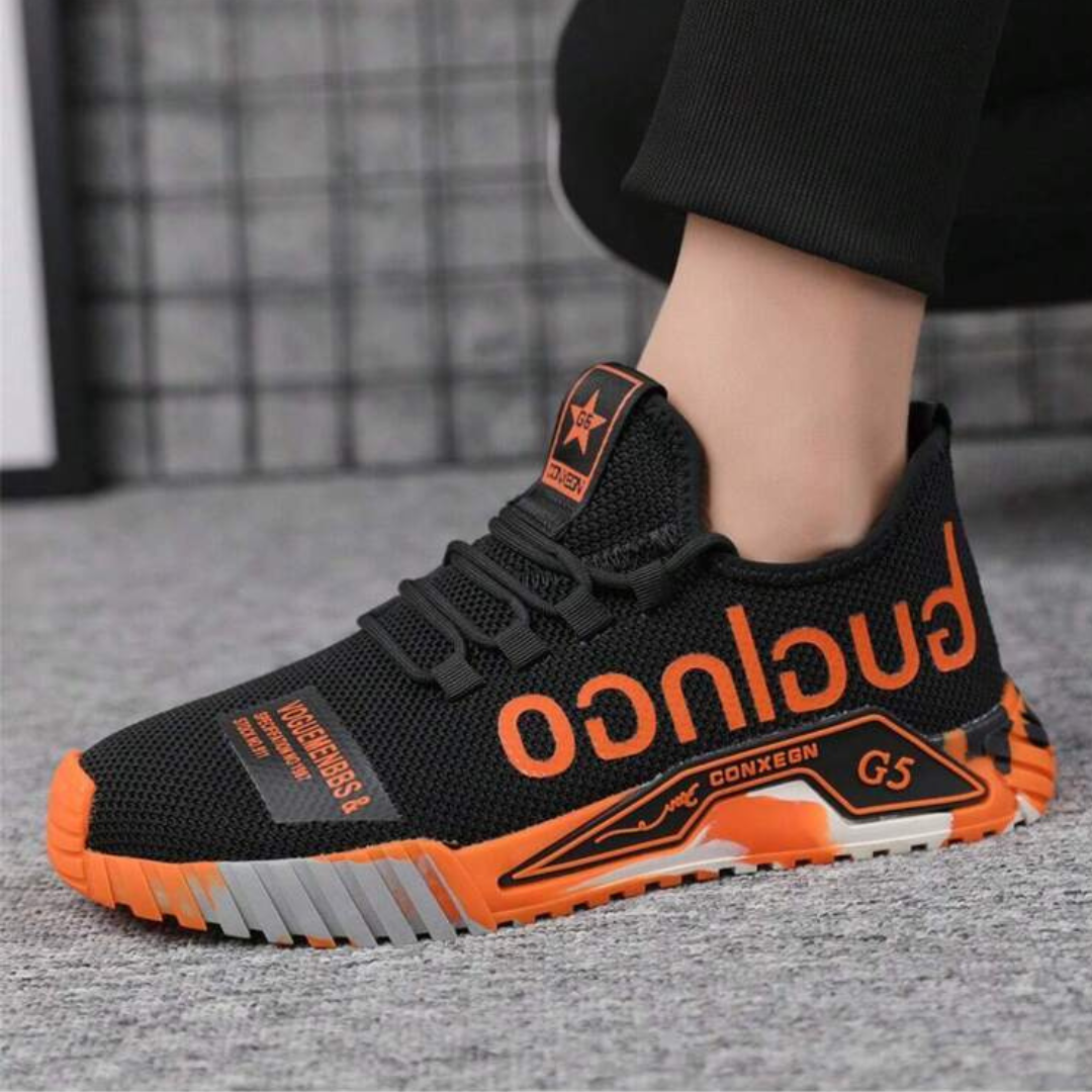 Sapatos de segurança com atacadores para homem, de ajuste seguro